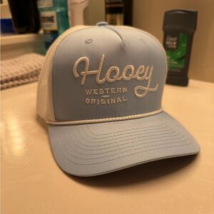 Hooey Western Original Light Blue and White Hat